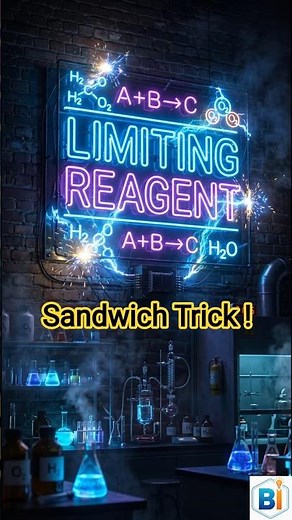 Limiting Reagent: The "Sandwich" Trick! #limitingreagent #Class11Chemistry #moleconcept #neet