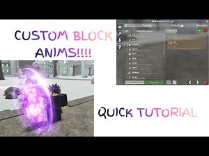 custom block animations + VFX tutorial | jump showdown skill builder