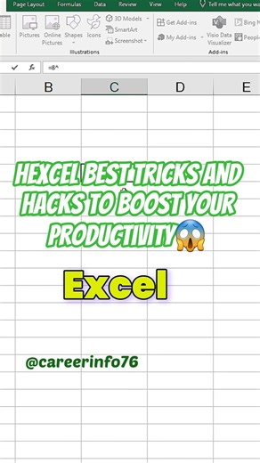 Excel Best Tricks and Hacks to Boost Your Productivity 😱 #ExcelTricks #ExcelShorts #ExcelTips #fyp