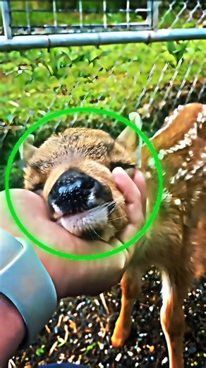 DY Why Fawns Don’t Run From Danger #animals #cute #fawn #ytshorts