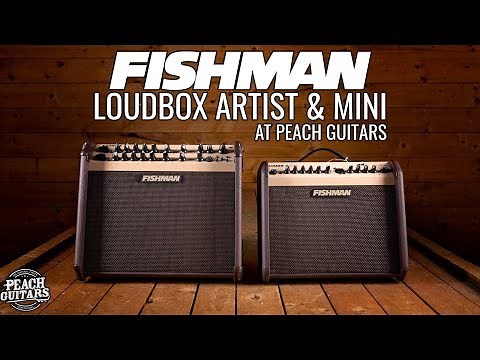 Fishman Loudbox Artist & Mini at Peach Guitars!