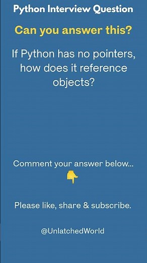 Python Question Reference Mechanics #shorts #coding #python #interview