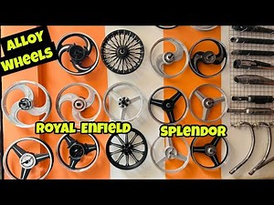 Alloy Wheels For Royal Enfield & Splendor🔥 | Bullet 350 Standard 2025 Alloy Wheels |