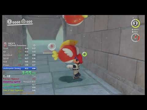 Super Mario Odyssey | All Death Animations in 4:01