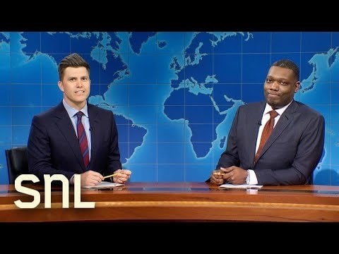 Weekend Update: Colin Jost and Michael Che Swap Jokes for Season 49 Finale - SNL