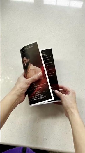 The Correct Way to Fold a Funeral Trifold