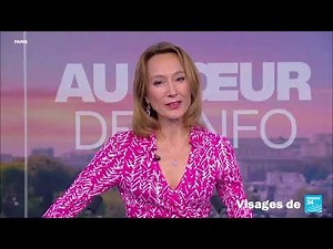 Stéphanie Antoine présente Au Cœur de l'Info le 20 février 2025 sur France 24