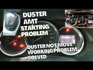 Renault duster Amt starting problem/not moving problem solved