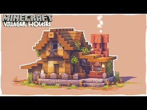 Minecraft : How to Build a WEAPONSMITH House For a Village | Tutorial ( EASY )