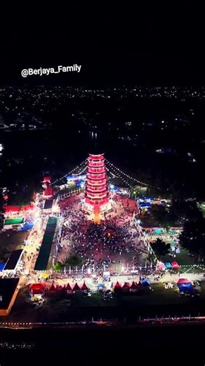 Bulan Ramadhan sekaligus Perayaan cap go meh 28-02-2026 #drone #Bumi_Sriwijaya #pulau_kemaro