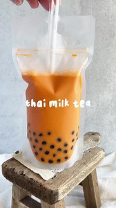 283K views · 5.6K reactions | make a thai tea boba with me 李溜#boba #bubbletea #thaitea | Between Spoonfuls | Facebook