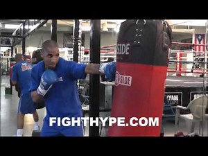 ANDRE WARD TRAINING AT MAYWEATHER BOXING CLUB