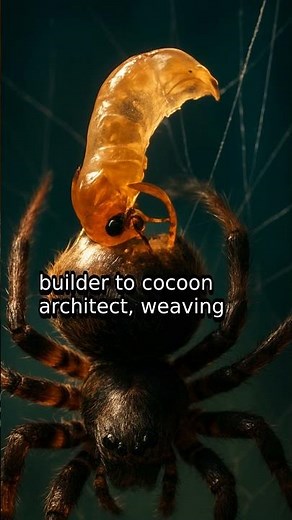 The Wasp That Rewires a Spider's Brain — Forces It to Build a Cocoon Web