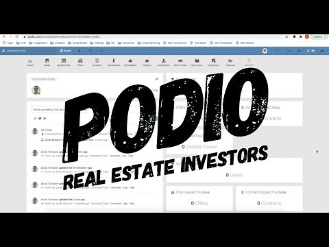Walkthrough of How I Use My Podio CRM For Real Estate Investing | Podio Tutorial | Wholesaling CRM