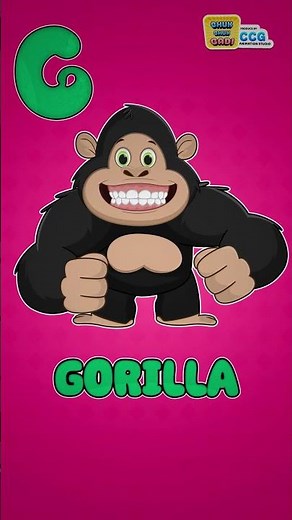 Learn Letter G 🎵 | G for Gorilla 🦍 | Fun ABC Phonics Song for Kids