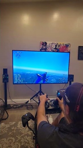 Thrustmaster T.flight hotas 4, F-18 Blue Angels & Microsoft flight simulator is all I need!
