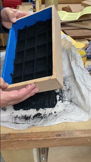 How to Flock a Jewelry Box using Donjer Flocking Kit #SHORT #woodworking