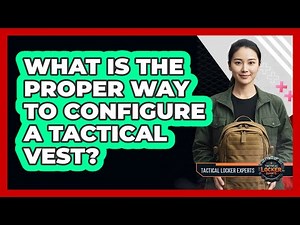 What Is The Proper Way To Configure A Tactical Vest?