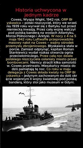 Cowes 1942 – Polski niszczyciel obronił brytyjskie miasto #Polska #historia