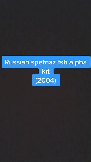 Russian Spetnaz FSB Alpha Kit Overview