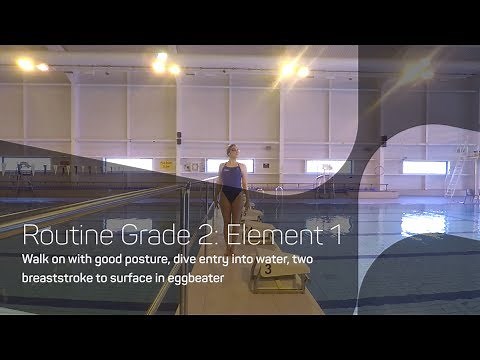 Routine Grade 2 Walk On | Synchronised Swimming Routines