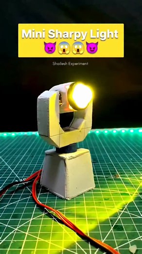 Shailesh Patil on Instagram: "How to make mini sharpy light at home | homemade mini sharpy light kaise banaye | Mini sharpy 😍😱😈 #MiniSharpyLight #DIYLighting #TechJugaad #RGBSharpy #DesiInnovation #LightingEffects #ElectronicsDIY #SharpyLight #SunboardProject #ScrapSeMagic #InnovationAtHome #InstaTech #ViralDIY #DJLightDIY #reelitfeelit #homemadelighting #shaileshexperiment #reelsindia #trendingreels #viralreels"