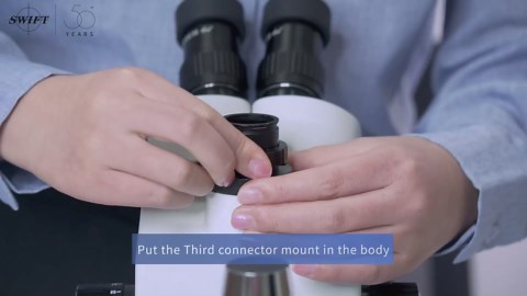 SWIFT Trinocular Stereo Zoom Microscope with 56-Bulb LED Ring Light,3.5X-90X Magnification,WF10X Eyepieces,0.7X-4.5X Zoom Objective, 0.5X 2.0X Additional Objectives,Table Pillar Stand