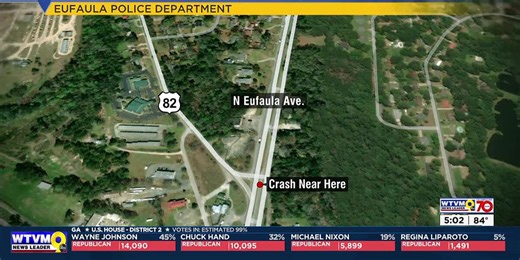 2 dead after Eufaula crash involving 18-wheeler