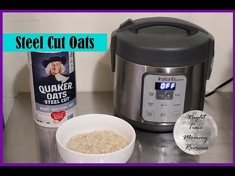 STEEL CUT OATS OATMEAL | Instant Zest Rice and Grain Cooker Recipe