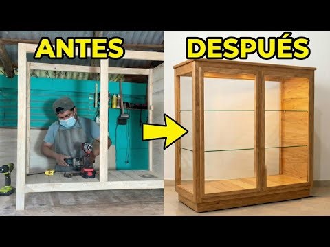 I transformed ordinary wood into a luxury display case (Step by Step)