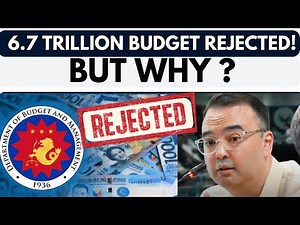Philippines News Live| Minority Rejects P6.7T Budget: Senators Vote NO on Second Reading Approval!