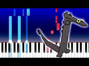 Toothless Dragon Dancing Meme (Piano Tutorial)