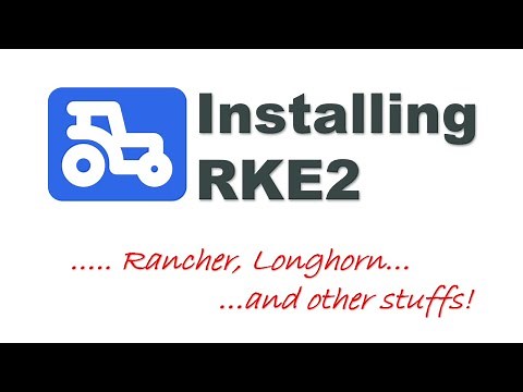 Simple RKE2, Rancher and Longhorn Install