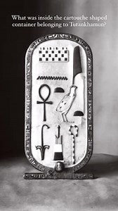 What was inside the cartouche shaped container belonging to Tutankhamun, which was located in the Treasury Room? An assortment of jewelry and sceptres 𓋹𓎬𓋹𓎬𓋹𓎬𓋹𓎬𓋹𓎬𓋹𓎬𓋹𓎬𓋹𓎬𓋹𓎬𓋹𓎬𓋹𓎬𓋹𓎬𓋹𓎬𓋹𓎬𓋹𓎬𓋹 🎥 @egyptologylessons 𓋹𓊽𓋴𓆖𓎛𓇳𓎛 ©️ 𓊁𓊁𓊁𓊁𓊁𓊁𓊁𓊁𓊁𓊁𓊁𓊁𓊁𓊁𓊁𓊁𓊁 #Ancientegypt #ägypten #egyptology #egypte #egitto #egipto #이집트 #egypt #egyptologylessons #tutankhamun #jewellery #egyptian #container #storage #scepter #ancient #ancientartifacts | EgyptologyLessons
