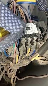 How to wire 3 phase compressor #tips #electrician