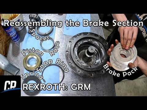Rebuilding the Brake Section on a Planetary Final Drive Motor - John Deere, CASE, New Holland