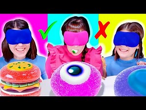 Candy Race ASMR Challenge with Eyes Closed! 🍬👀 Best Compilation
