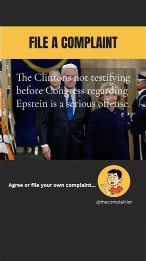 The Clintons Refusing to Testify...