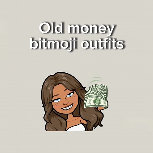 Old Money Bitmoji Outfits Ideas 2024