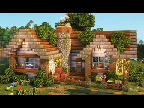 Aesthetic cottagecore house tutorial / Minecraft