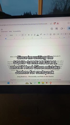 Writing the Squid Game Musical: A Unique Concept