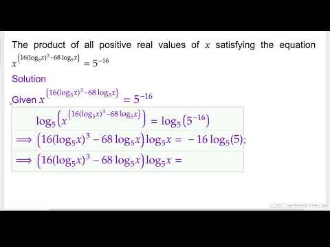 Problem Solving | Logarithms | Joint Entrance Examination (Advanced) 2022