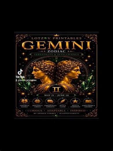 Gemini Personality Unlocked - Free Printable | #zodiac #astrology #digitalproducts