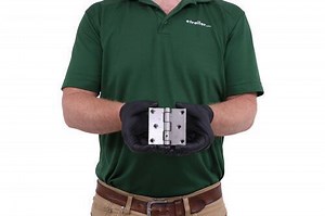 Butt Hinge w/ Non-Removable Pin - 6 Hole - 3" x 3" - 1/4" Pin - Stainless Steel Marlboro Trailer Doo