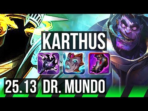 KARTHUS vs DR. MUNDO (JGL) | 12/5/14 | EUW Master | 25.13