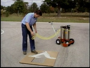 Parking Lot Line Striping Machine Reserve Air Pressure Tank Model