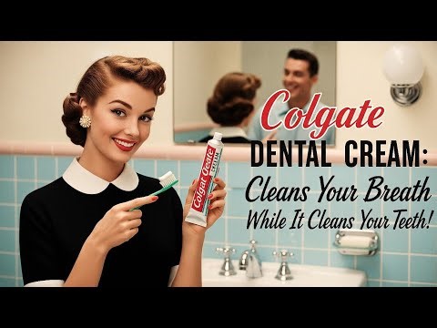 50s Colgate Commercial Classic Ads
