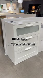 Paint color is Wild Pansy by Behr. Handles are spray painted gold✨ | Stephanie Michelle at Home