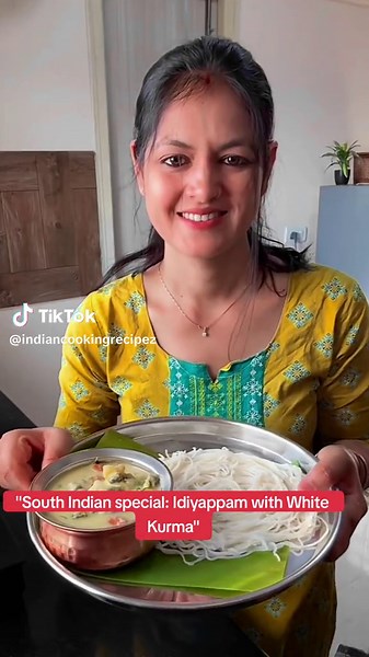 Authentic South Indian Cuisine: Idiyappam with White Kurma Recipe