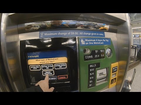 Walkthrough - JFK Airport to the A Train on NYC Subway